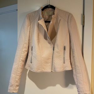 Pink Leather Jacket
